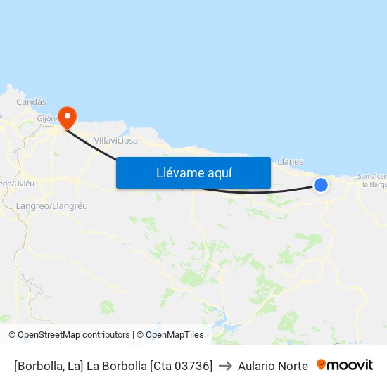 [Borbolla, La]  La Borbolla [Cta 03736] to Aulario Norte map