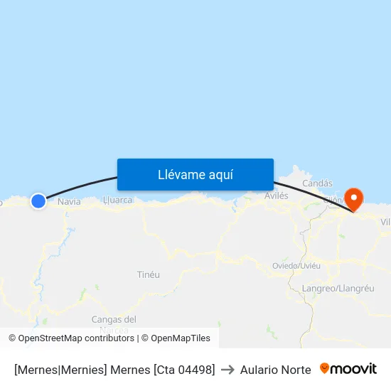 [Mernes|Mernies]  Mernes [Cta 04498] to Aulario Norte map