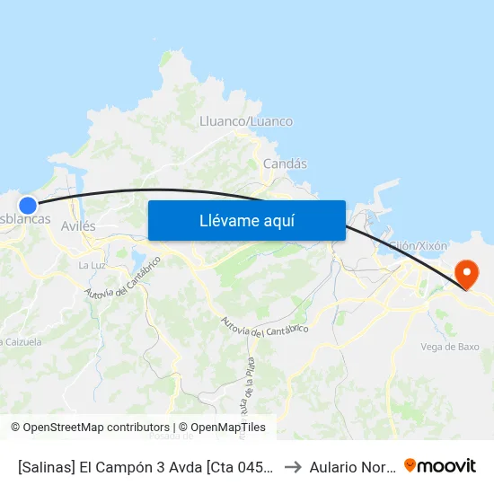 [Salinas]  El Campón 3 Avda [Cta 04584] to Aulario Norte map