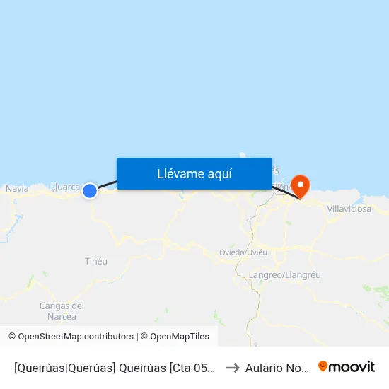 [Queirúas|Querúas]  Queirúas [Cta 05191] to Aulario Norte map