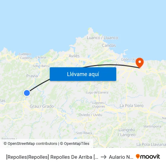 [Repolles|Repolles]  Repolles De Arriba [Cta 05301] to Aulario Norte map