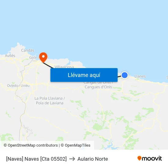 [Naves]  Naves [Cta 05502] to Aulario Norte map