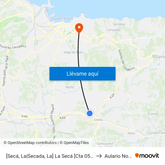 [Secá, La|Secada, La]  La Secá [Cta 05693] to Aulario Norte map