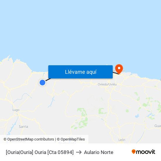 [Ouria|Ouría]  Ouria [Cta 05894] to Aulario Norte map