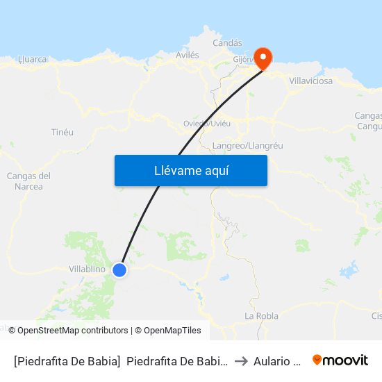 [Piedrafita De Babia]  Piedrafita De Babia [Cta 05959] to Aulario Norte map