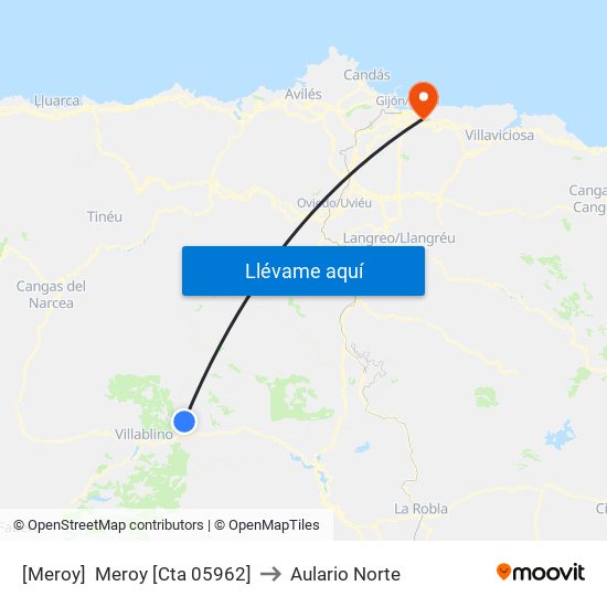 [Meroy]  Meroy [Cta 05962] to Aulario Norte map