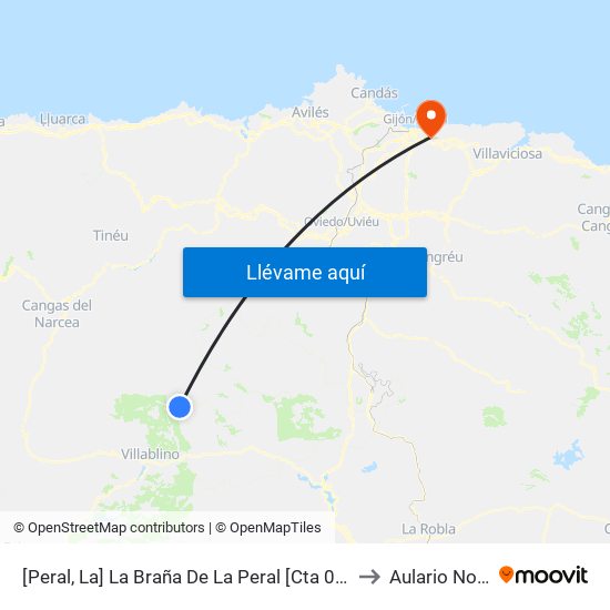 [Peral, La]  La Braña De La Peral [Cta 05968] to Aulario Norte map