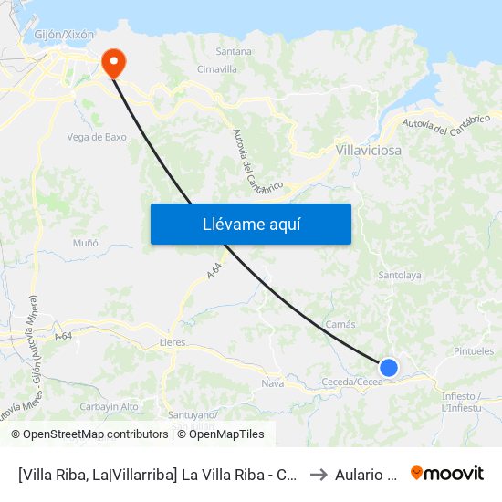 [Villa Riba, La|Villarriba]  La Villa Riba - Coya [Cta 09126] to Aulario Norte map