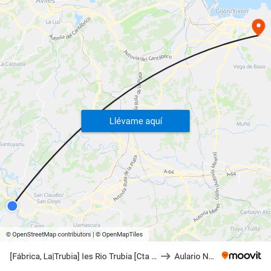 [Fábrica, La|Trubia]  Ies Rio Trubia [Cta 12628] to Aulario Norte map