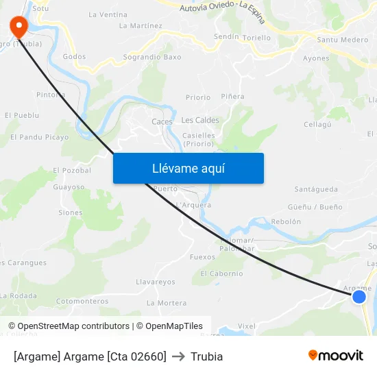 [Argame]  Argame [Cta 02660] to Trubia map