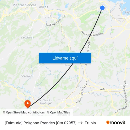 [Falmuria]  Polígono Prendes [Cta 02957] to Trubia map