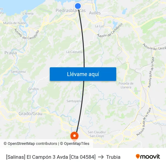 [Salinas]  El Campón 3 Avda [Cta 04584] to Trubia map