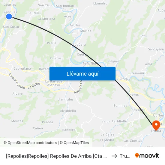 [Repolles|Repolles]  Repolles De Arriba [Cta 05301] to Trubia map