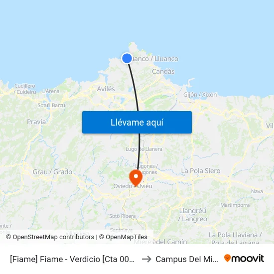 [Fiame]  Fiame - Verdicio [Cta 00316] to Campus Del Milán map