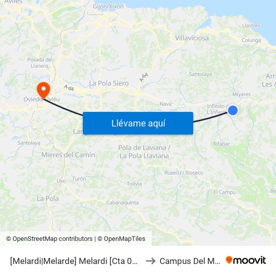 [Melardi|Melarde]  Melardi [Cta 03746] to Campus Del Milán map