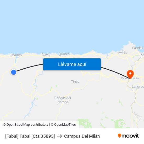 [Fabal]  Fabal [Cta 05893] to Campus Del Milán map