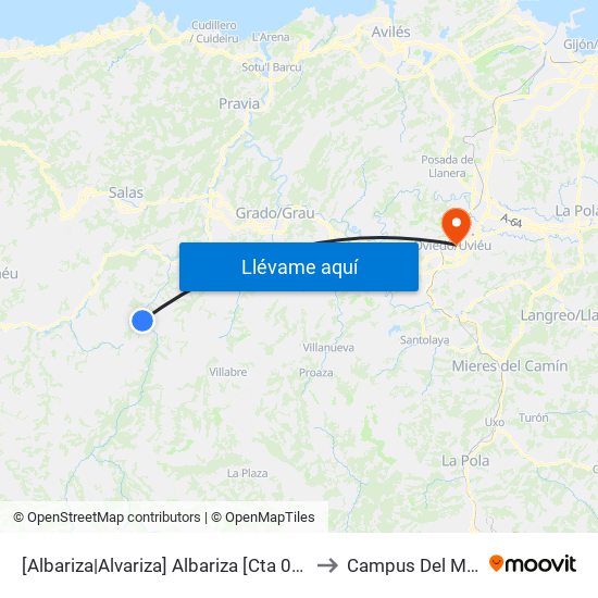 [Albariza|Alvariza]  Albariza [Cta 06010] to Campus Del Milán map