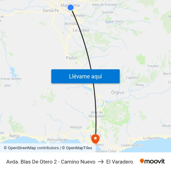 Avda. Blas De Otero 2 - Camino Nuevo to El Varadero map