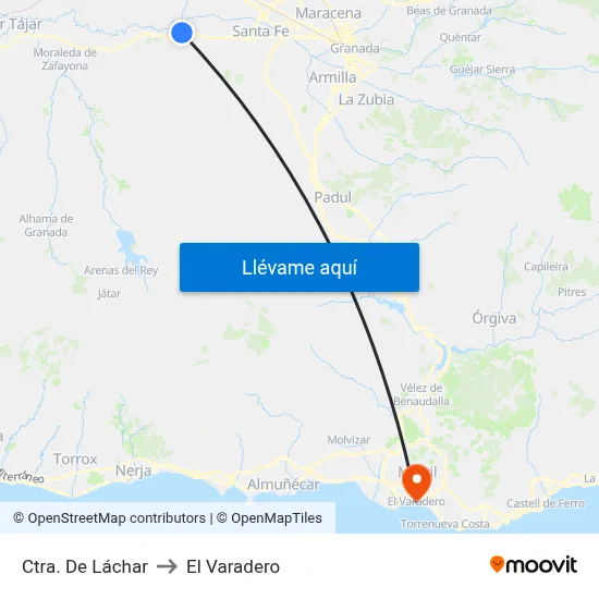 Ctra. De Láchar to El Varadero map