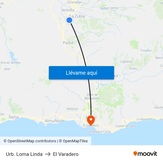 Urb. Loma Linda to El Varadero map