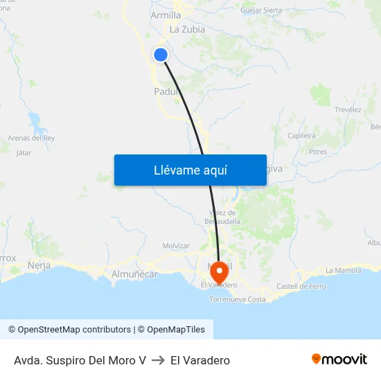 Avda. Suspiro Del Moro V to El Varadero map