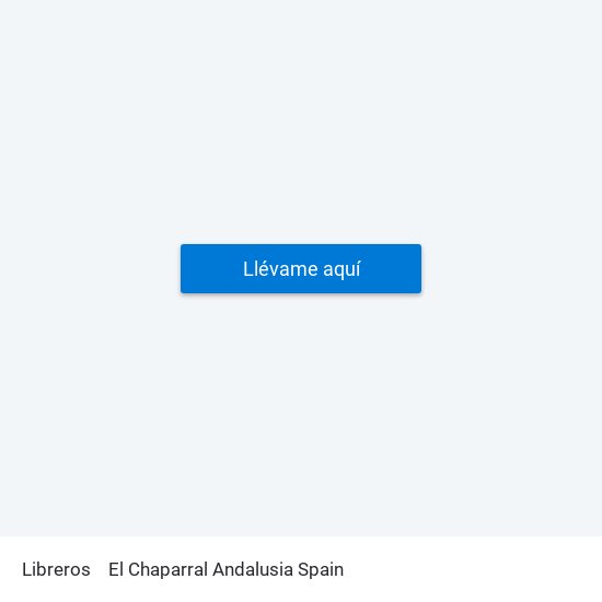 Libreros to El Chaparral Andalusia Spain map
