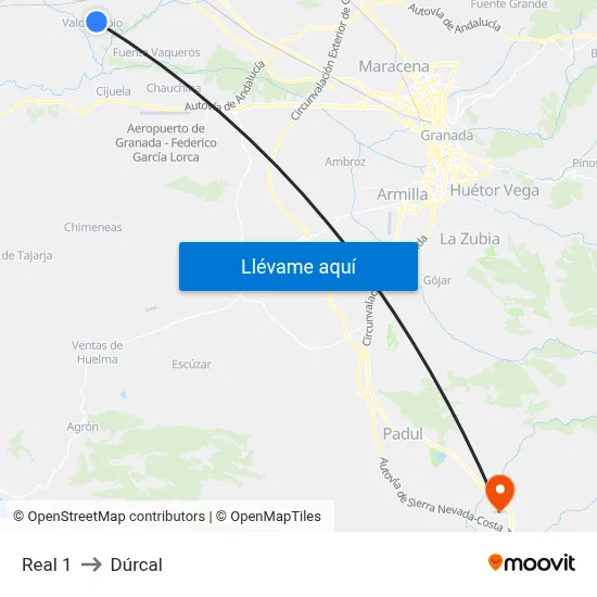 Real 1 to Dúrcal map