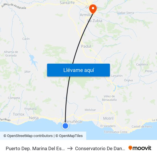 Puerto Dep. Marina Del Este to Conservatorio De Danza map
