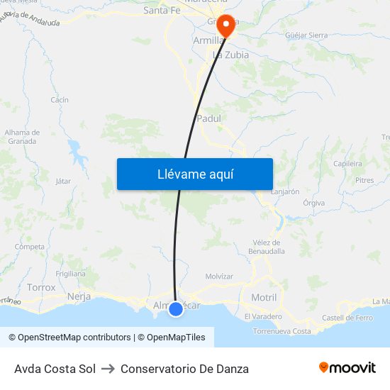 Avda Costa Sol to Conservatorio De Danza map