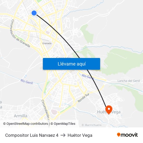 Compositor Luis Narvaez 4 to Huétor Vega map