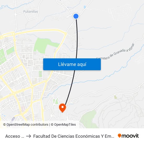 Acceso Jun to Facultad De Ciencias Económicas Y Empresariales map