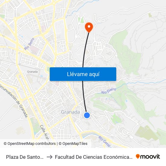 Plaza De Santo Domingo to Facultad De Ciencias Económicas Y Empresariales map