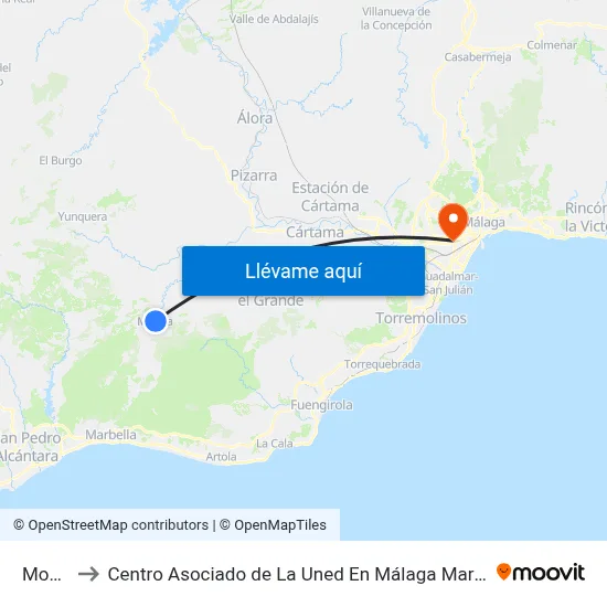 Monda Map Monda a Centro Asociado de La Uned En Málaga María Zambrano con ...