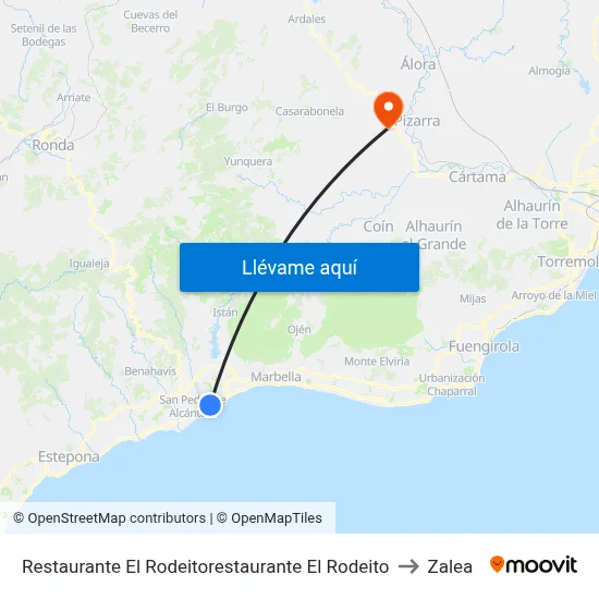 Restaurante El Rodeitorestaurante El Rodeito to Zalea map