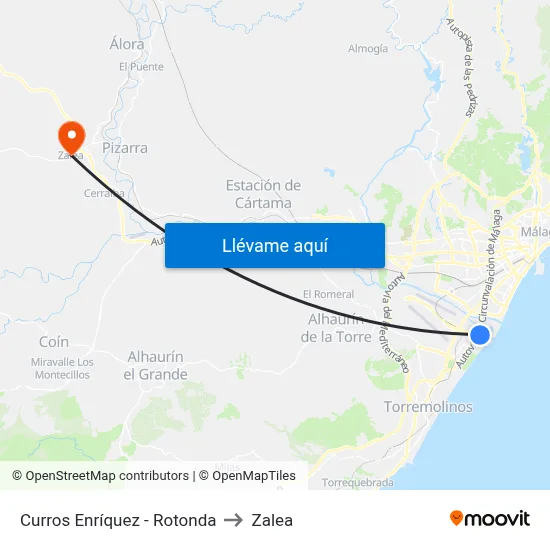 Curros Enríquez - Rotonda to Zalea map