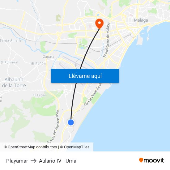 Playamar to Aulario IV - Uma map
