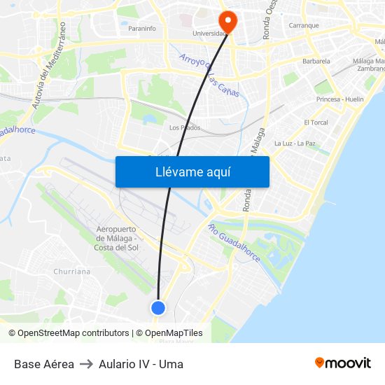Base Aérea to Aulario IV - Uma map