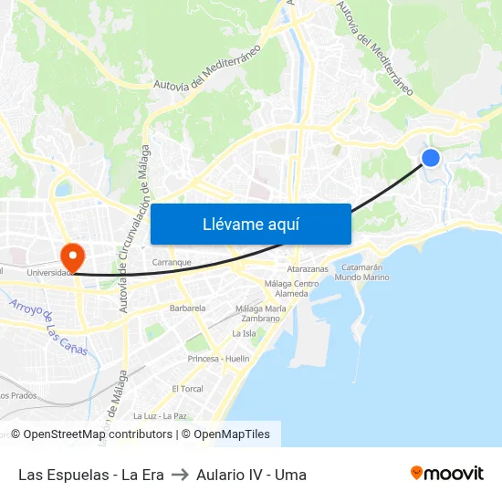 Las Espuelas - La Era to Aulario IV - Uma map