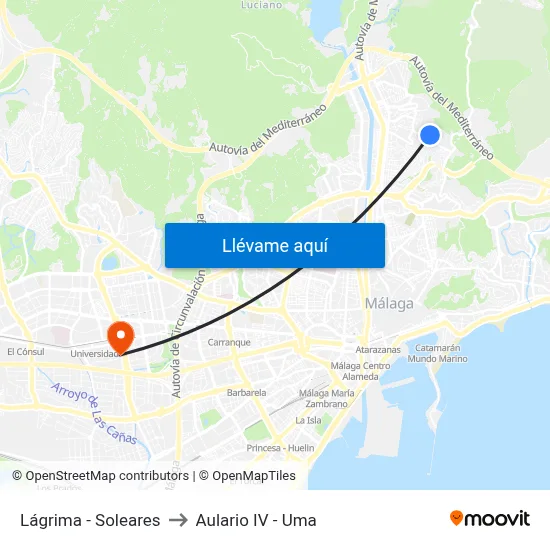 Lágrima - Soleares to Aulario IV - Uma map