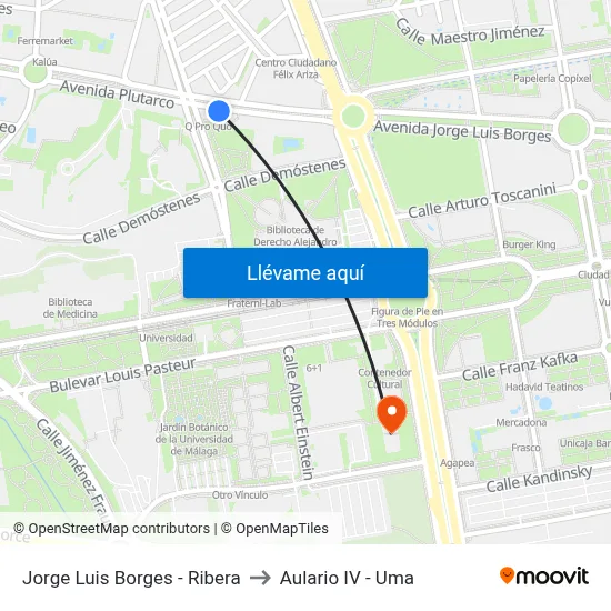 Jorge Luis Borges - Ribera to Aulario IV - Uma map