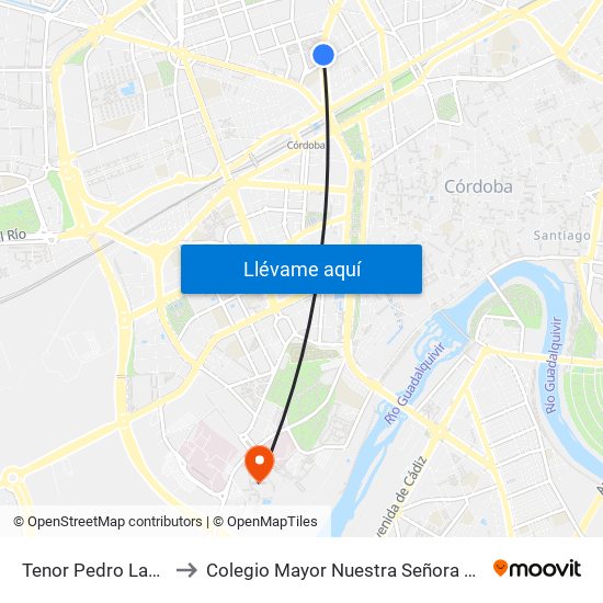 Tenor Pedro Lavirgen 1ª to Colegio Mayor Nuestra Señora De La Asunción map