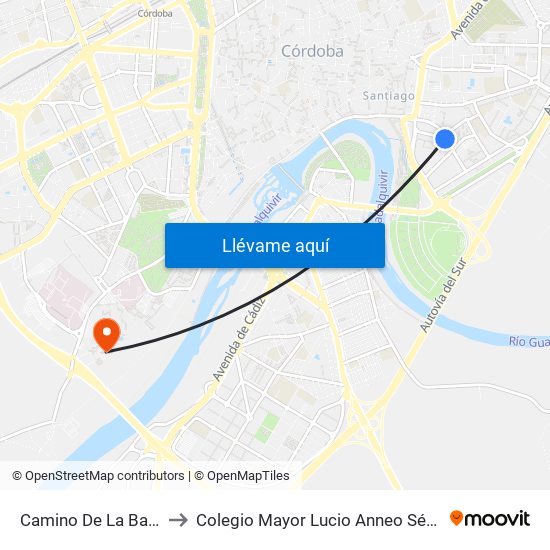 Camino De La Barca to Colegio Mayor Lucio Anneo Séneca map