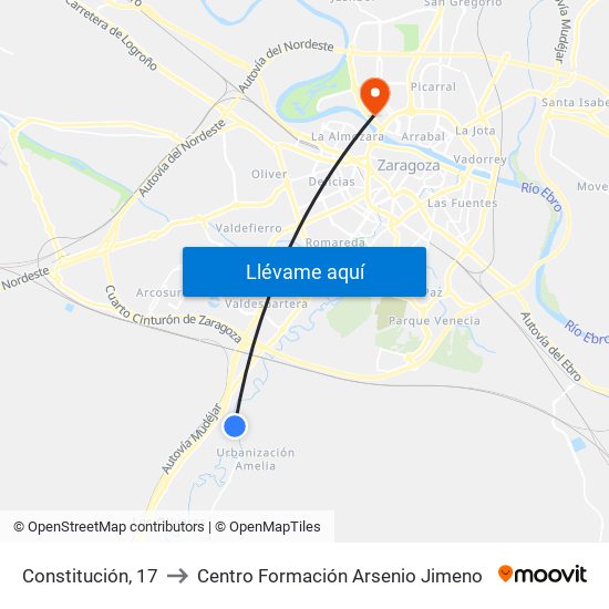 Constitución, 17 to Centro Formación Arsenio Jimeno map