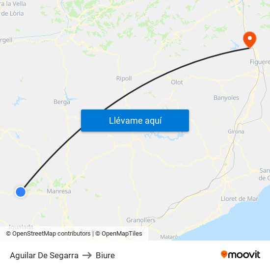 Aguilar De Segarra to Aguilar De Segarra map