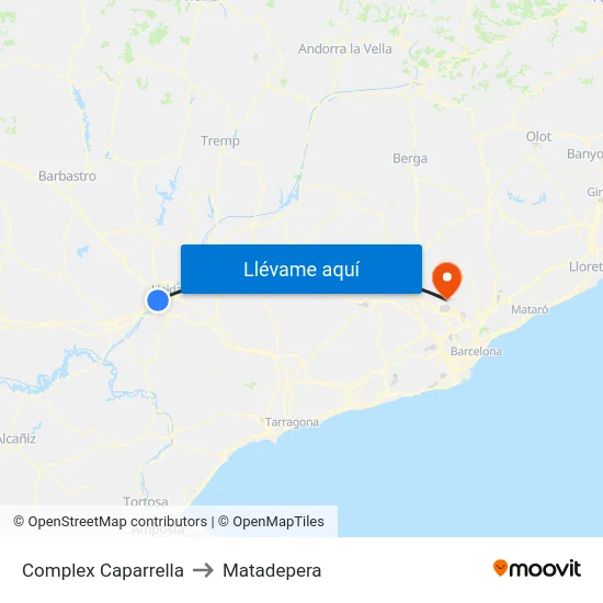 Complex Caparrella to Matadepera map