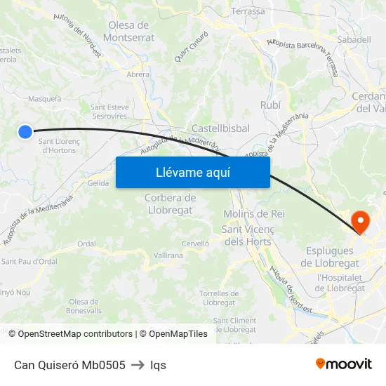 Can Quiseró Mb0505 to Iqs map