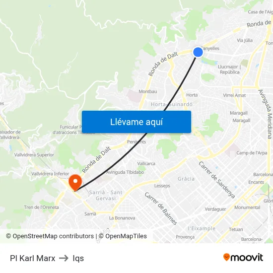 Pl Karl Marx to Iqs map