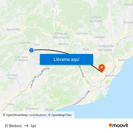 El Bedorc to Iqs map