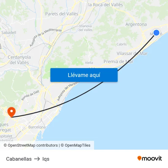 Cabanellas to Iqs map
