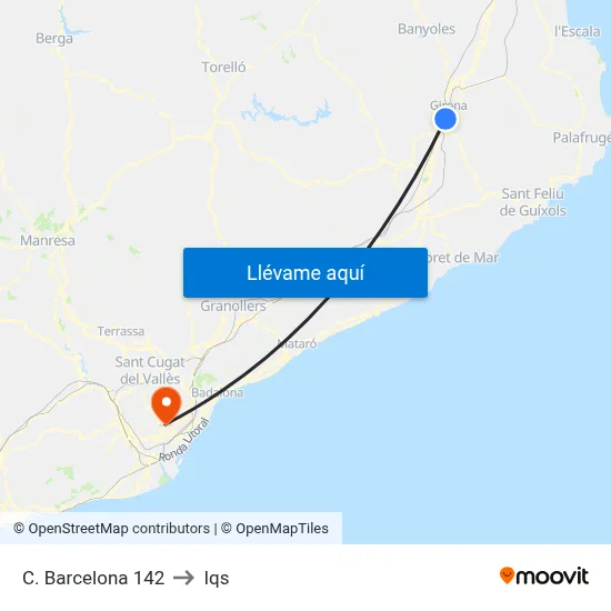 C. Barcelona  142 to Iqs map